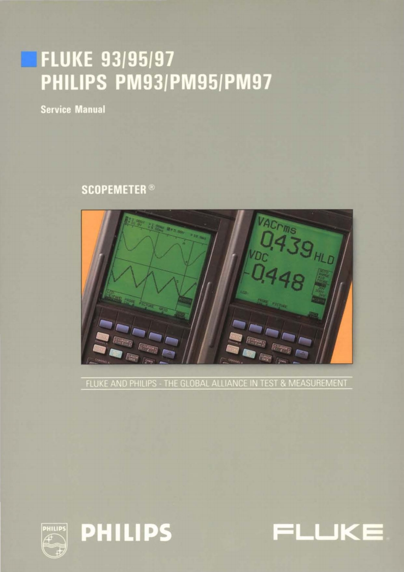 福禄克FLUKE93-95-97系列示波器维修图纸手册