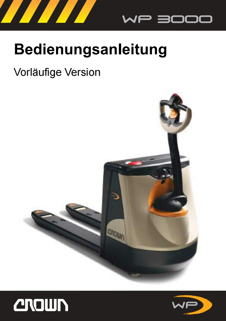 科朗Crown-WP3000-Bedienungsanleitung