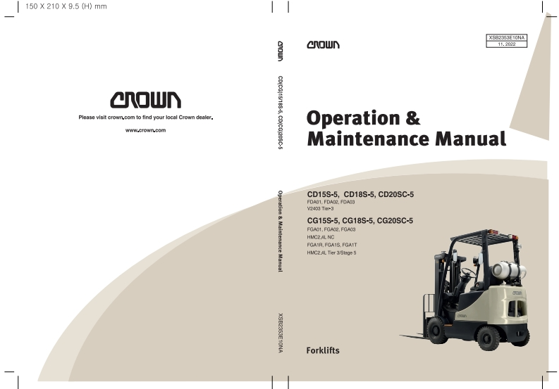科朗叉车operator_manual_CG15-20-5操作与维修手册含电器液压原理图-找手册网