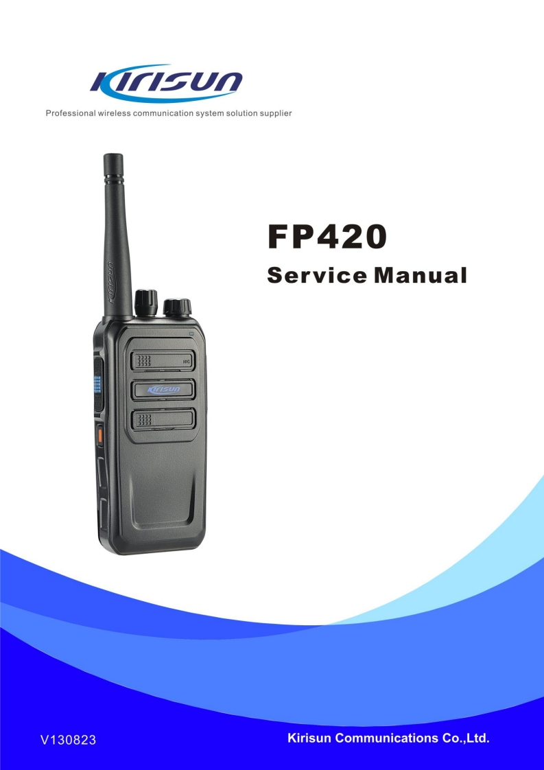 科立讯KIRISUN-FP420-维修手册电路原理图-2015-2-13