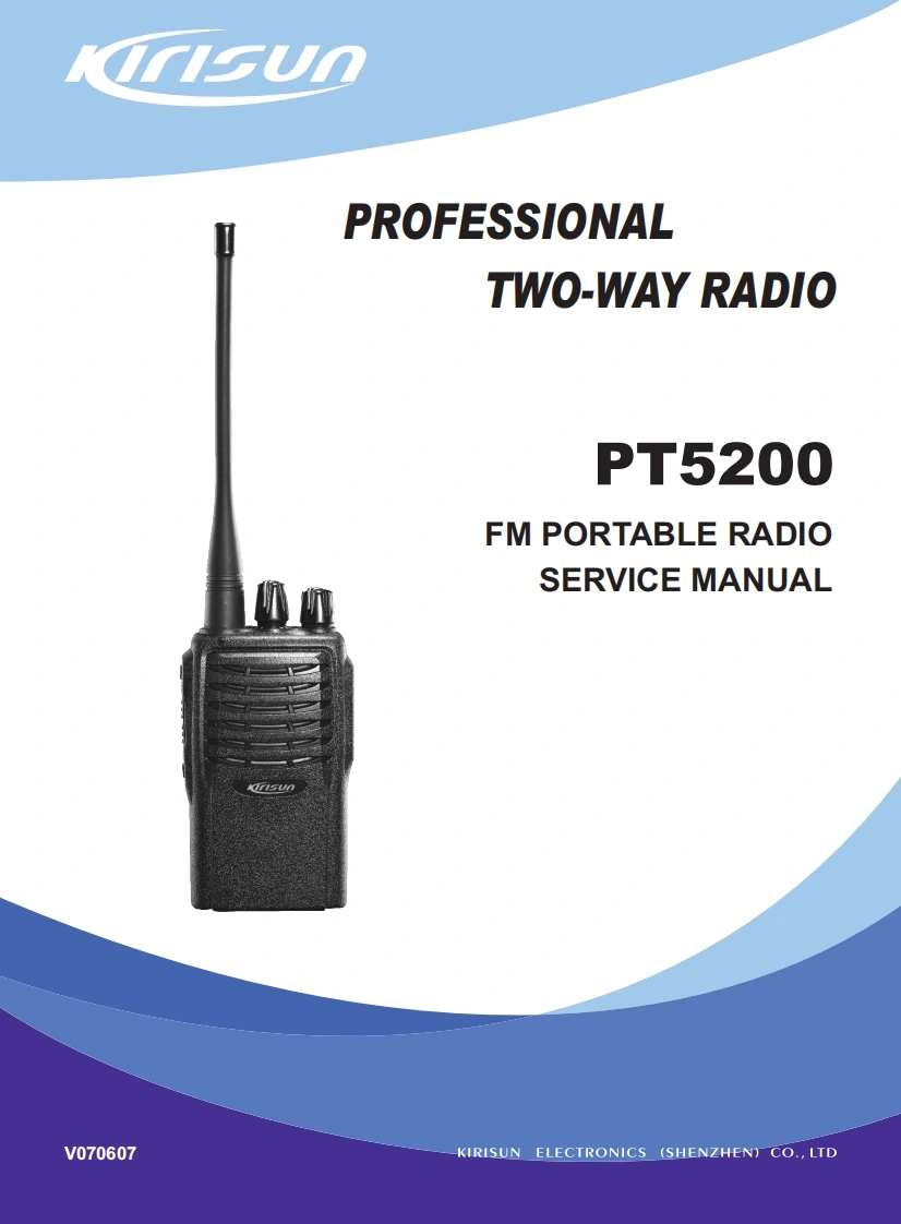 科立讯PT5200-Service-Manual维修手册含电器原理图