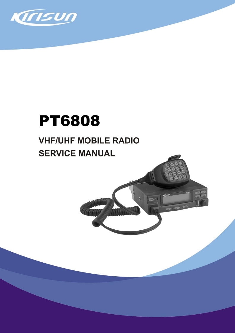 科立讯PT6808-Service-Manual维修手册含电器原理图