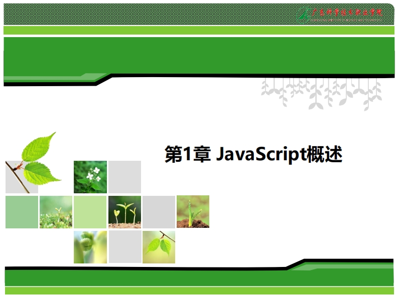 第1章-JavaScript概述