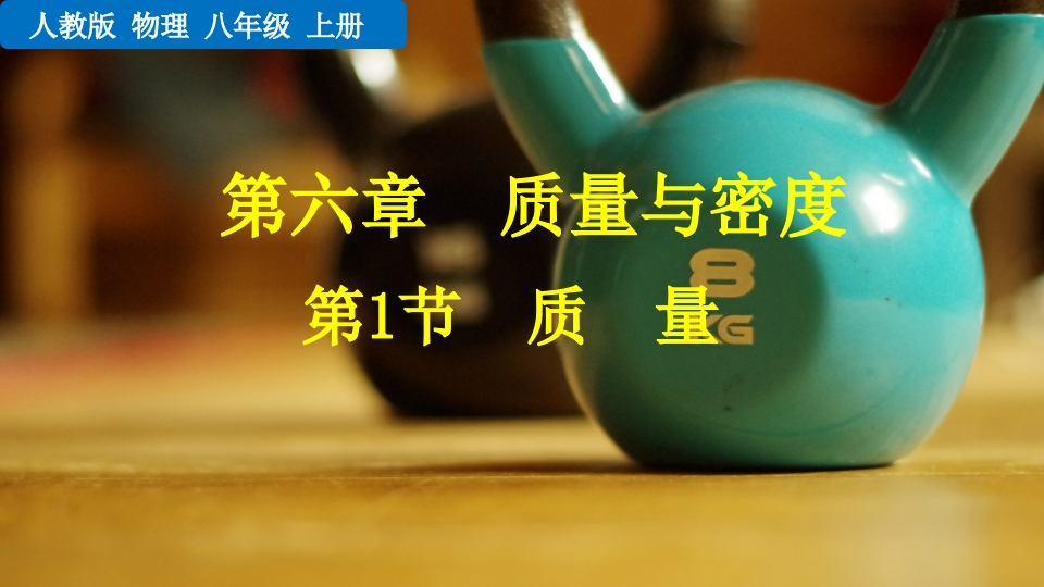 第1节质量