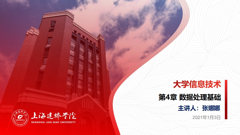 第4章数据处理基础