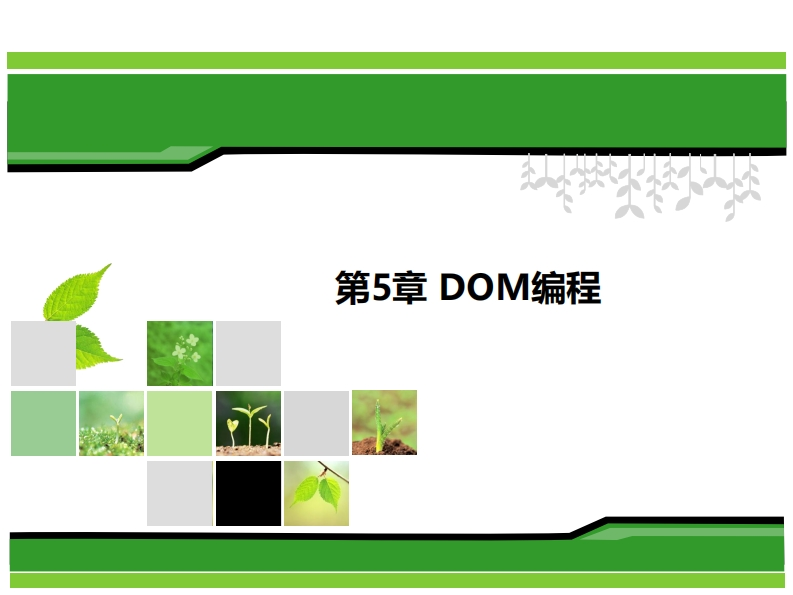 第5章-DOM编程-无