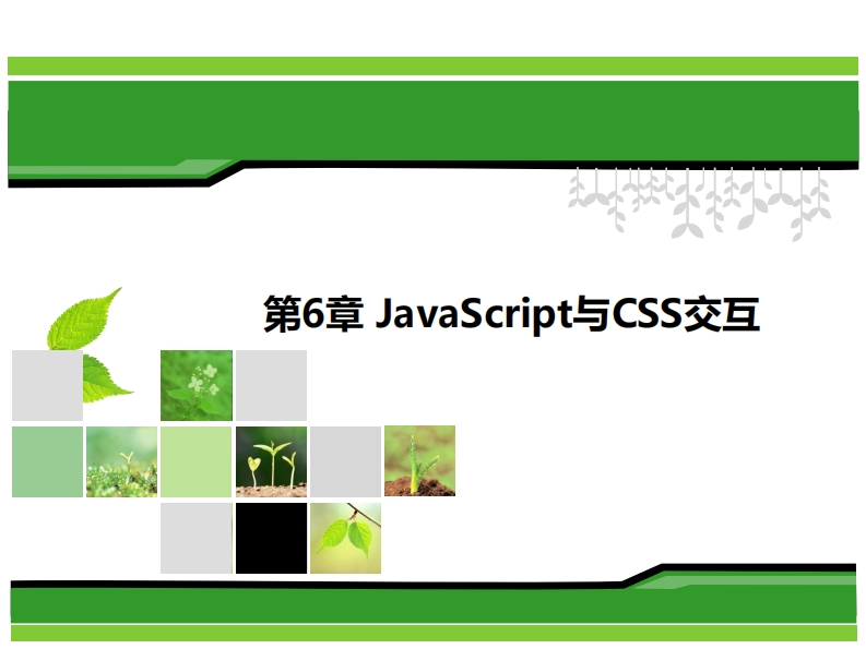 第6章-JavaScript与CSS交互