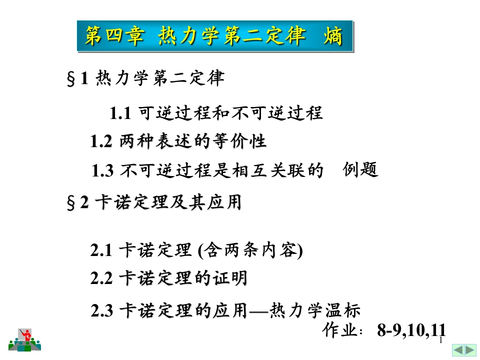 第四章热力学第二定律熵