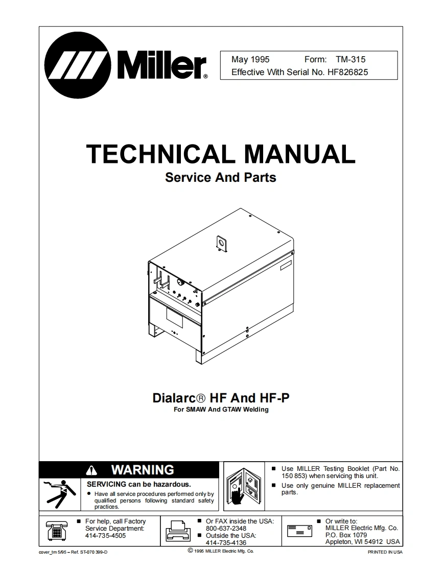 米勒miller_TM315焊机维修手册-找手册网