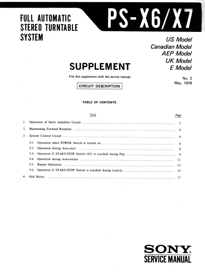 索尼sony_ps-x6-x7_维修手册_sup