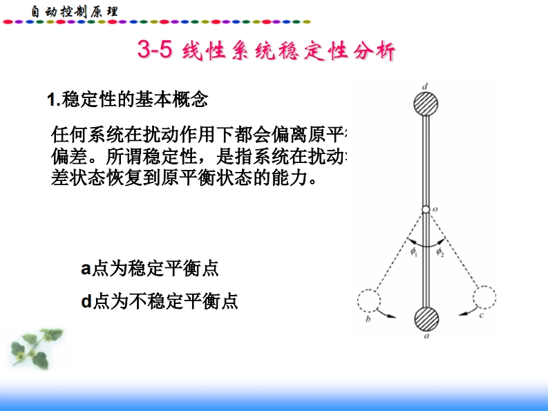 线性系统稳定性分析