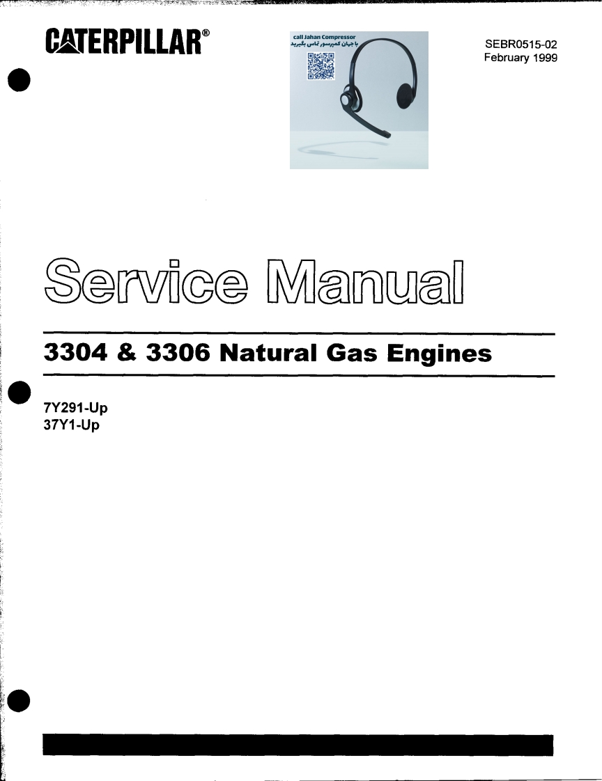 维修操作说明书手册-for-3304-3306-Natural-Gas-Engines-FEB-1999