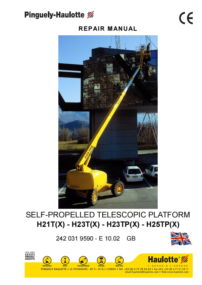 维修维护说明书手册H21H23T(X)H23TP(X)H25TP(X)