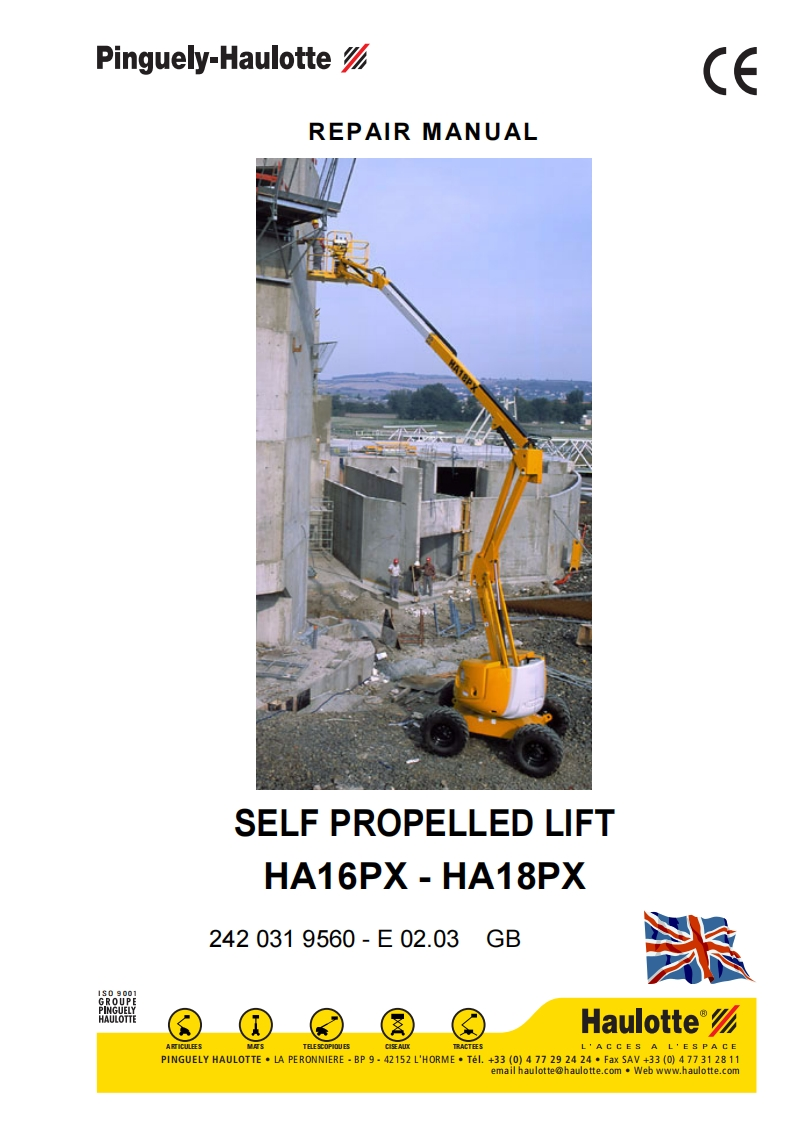 维修维护说明书手册HA16PX-HA18PX