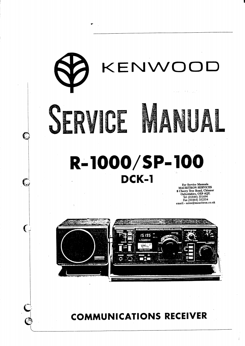 编号12：艾克幕ICOM-R-1000_Service_manual维修手册-找手册网