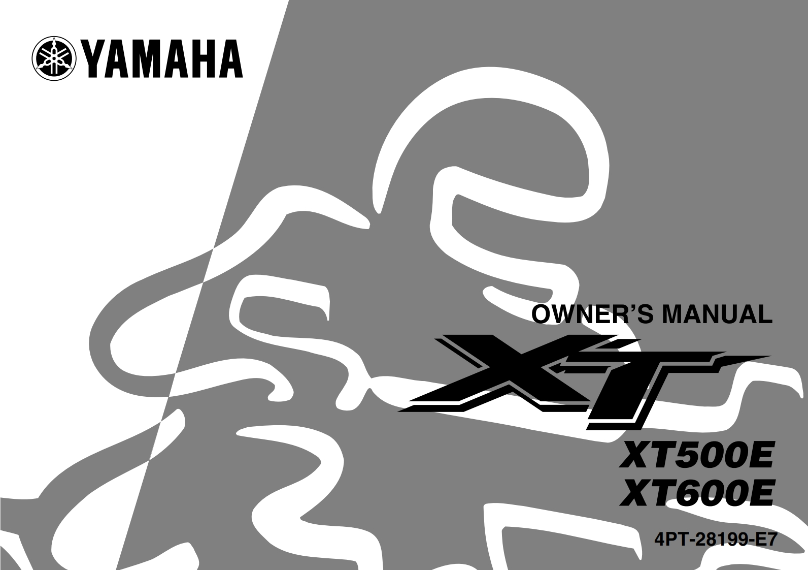 编号14：YAMAHA雅马哈摩托车XT600E_用户说明书手册-2001_EN