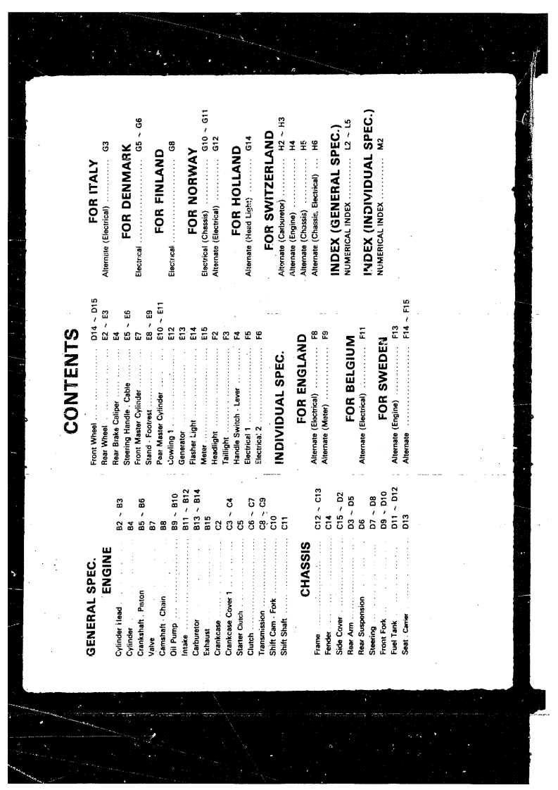 编号16：YAMAHA雅马哈摩托车XT600Z_1988-90_Tenere_零部件图册