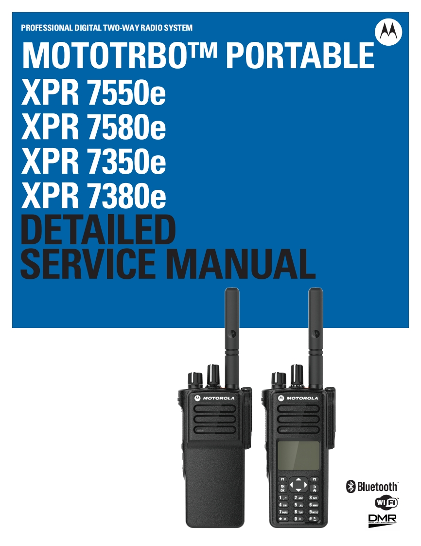 编号16：摩托罗拉MOTOROLA-XPR7000ESeries详细维修手册MN002182A01-AA-找手册网