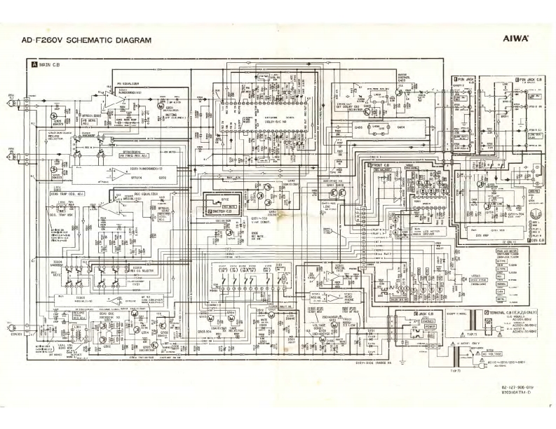 编号18：爱华Aiwa-ADF260-tape-电气原理图