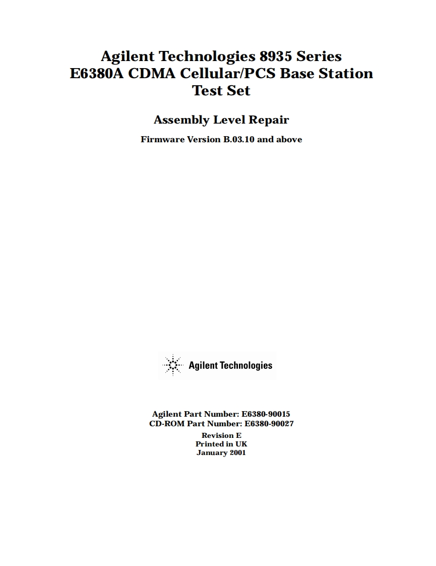 编号1：惠普HP8935SeriesRepair使用与维修手册