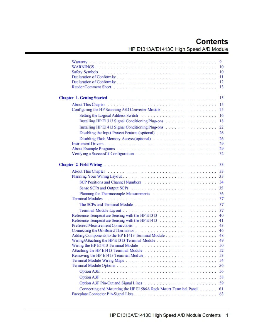 编号21：惠普HPE1413CManual使用与维修手册