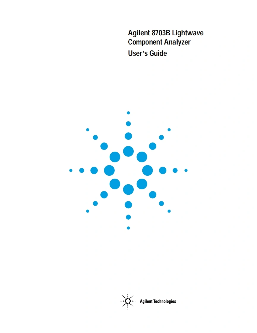 编号25：惠普HP8703BUserGuide使用与维修手册