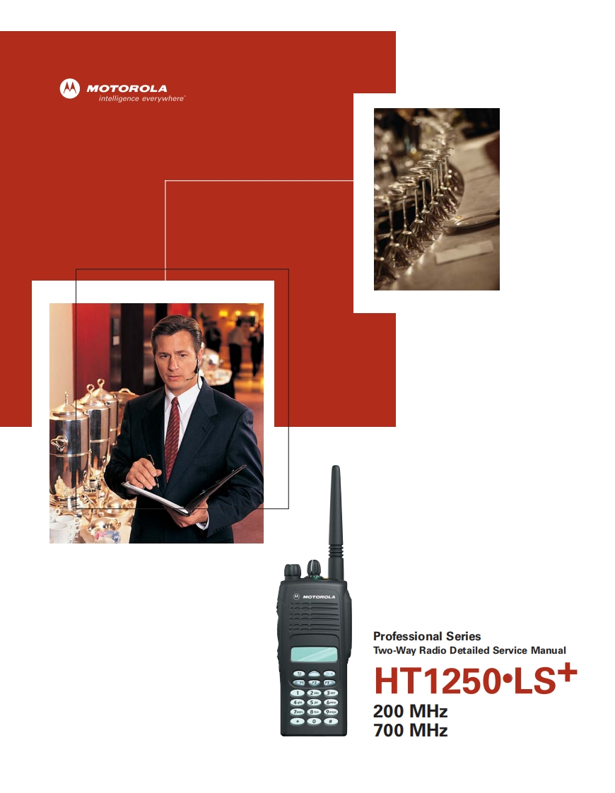编号35：摩托罗拉MOTOROLA-HT1250LS详细维修手册6864110R12-O
