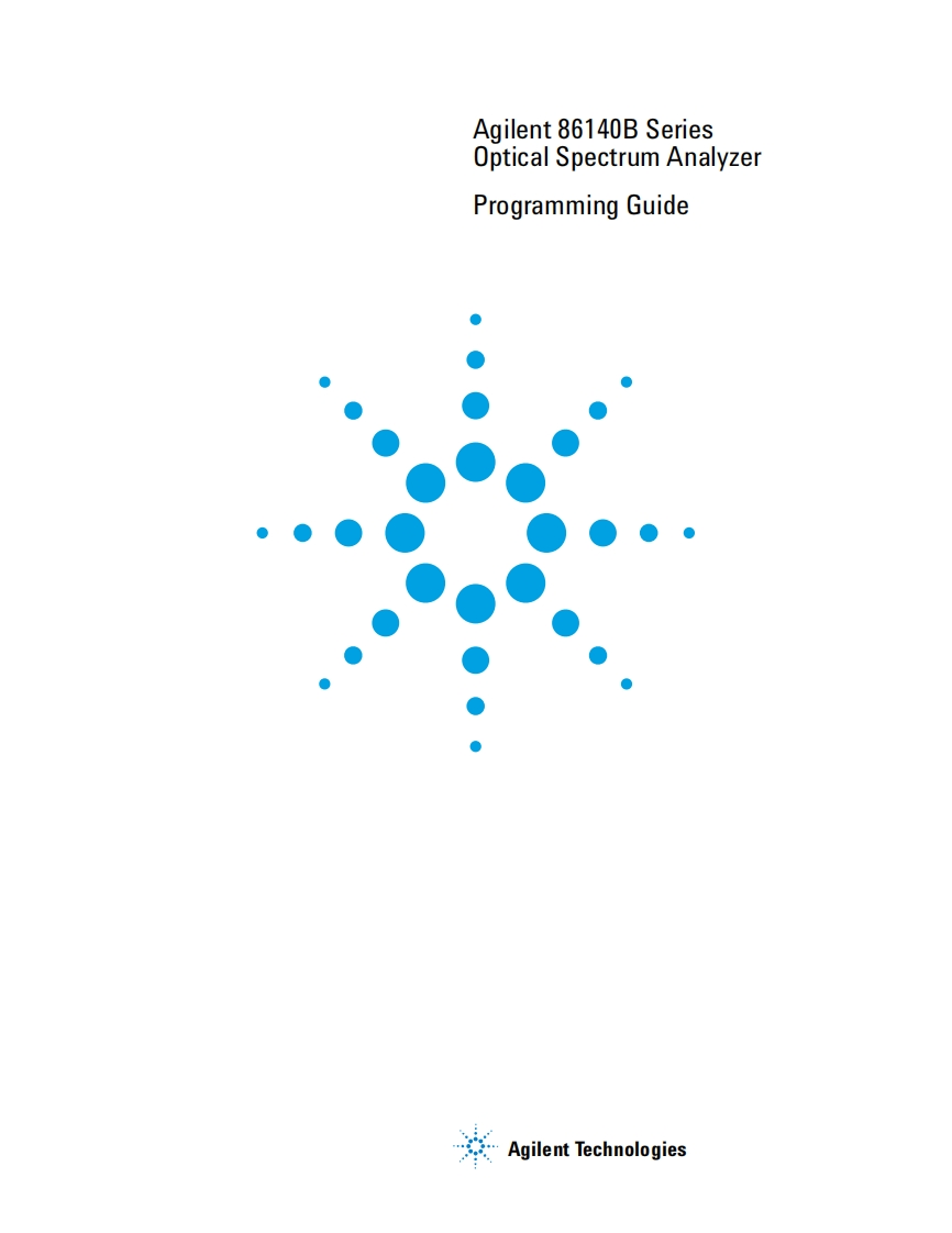 编号53：惠普HP86140BSeriesProgramming使用与维修手册