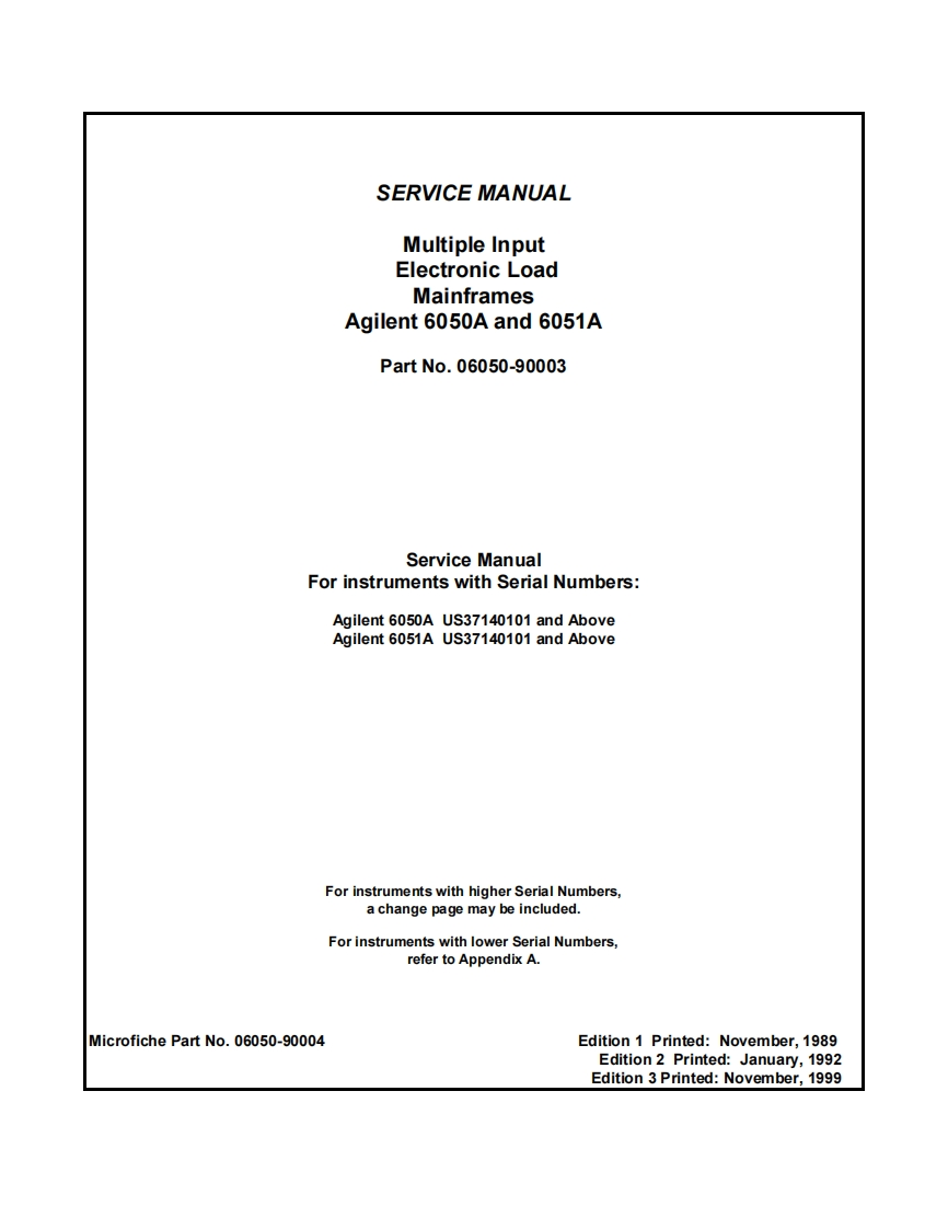 编号67：惠普HP6050A-6051AService使用与维修手册