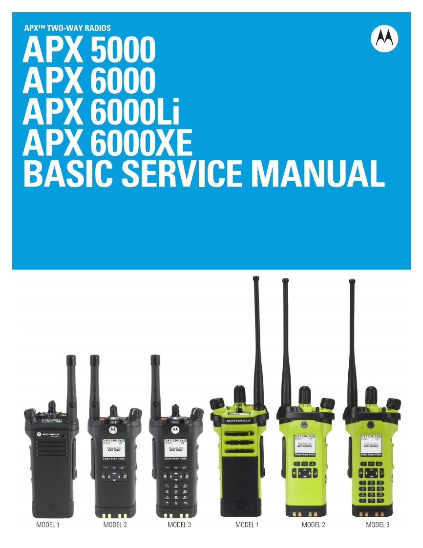 编号6：摩托罗拉MOTOROLA-APX50006000基础维修手册68012002028