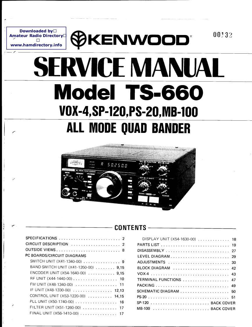 编号9_建伍KENWOOD-_TS-660维修使用说明书手册