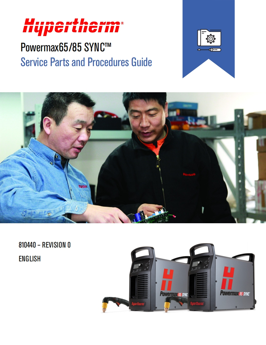 美国海宝切割机Hypertherm-PM65SyncServiceManual维修维护手册