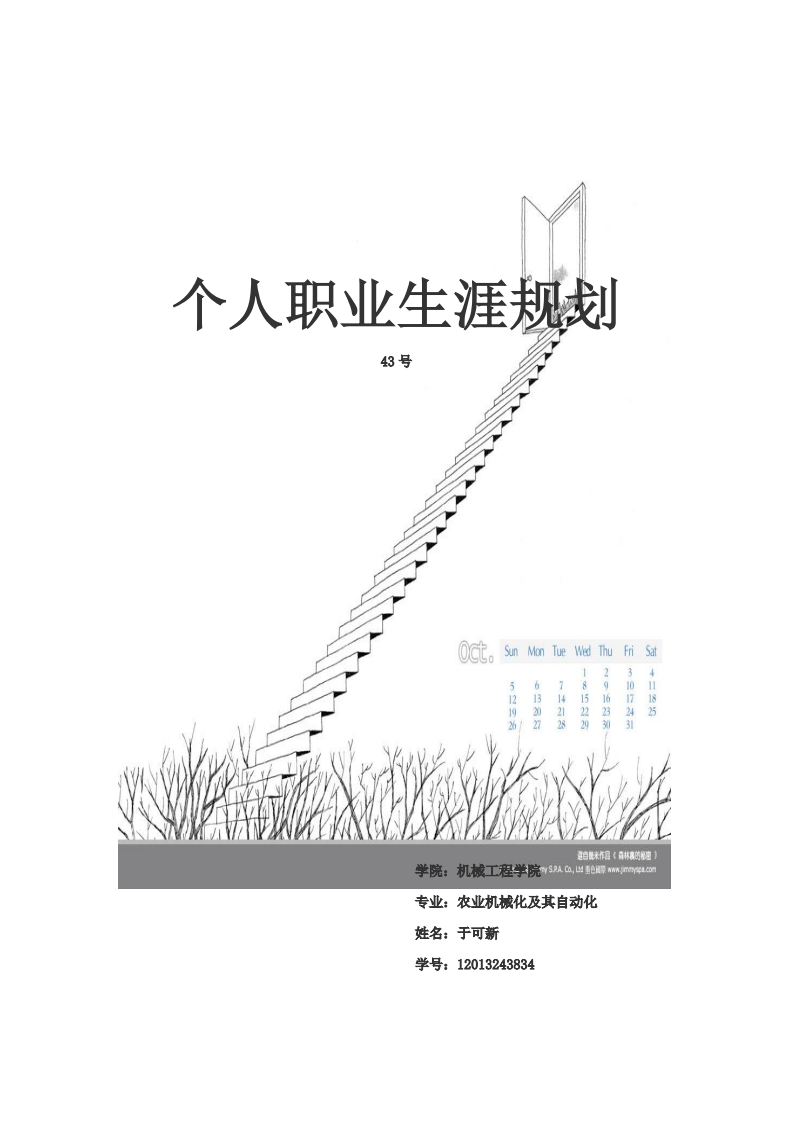 职业生涯规划作业