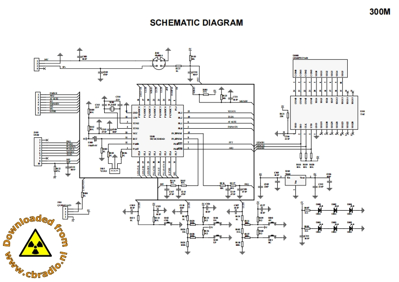 自由通Anytone_AT-300维修用电器原理图册