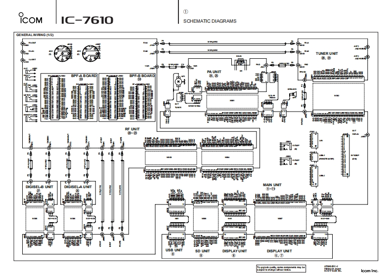 艾可慕ICOM-IC-7610_Schematic_Diagrams_2维修手册含电器原理图