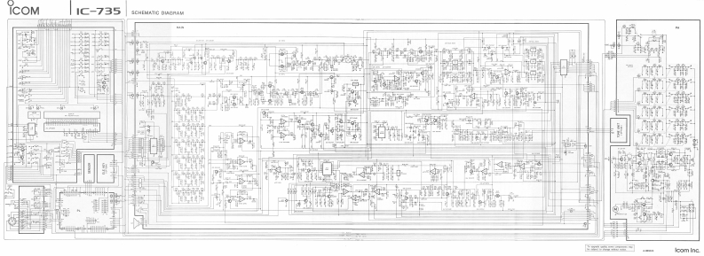 艾可慕Icom_IC-735-(Schematic电器原理图手册s)