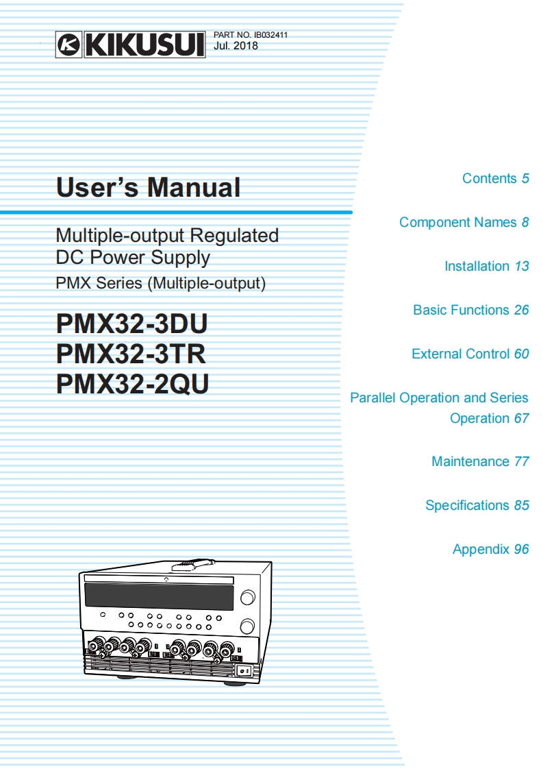 菊水KIKUSUIpmx-multi_使用操作说明书手册