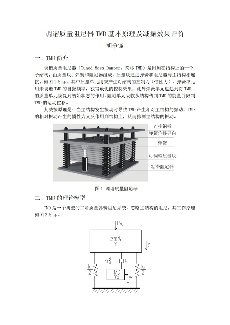 调谐质量阻尼器TMD基本原理及减振效果评价-胡争锋-230227终版新质力文库 - 聚焦新质生产力发展的数字化知识库_行业洞察 / 理论成果 / 实践指南免费下载新质力文库