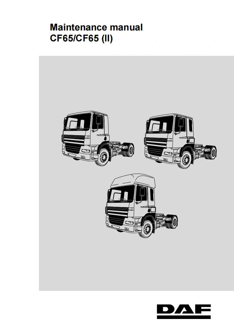 达夫卡车DAF-CF65-PDF-service-manual_维修手册资料-找手册网