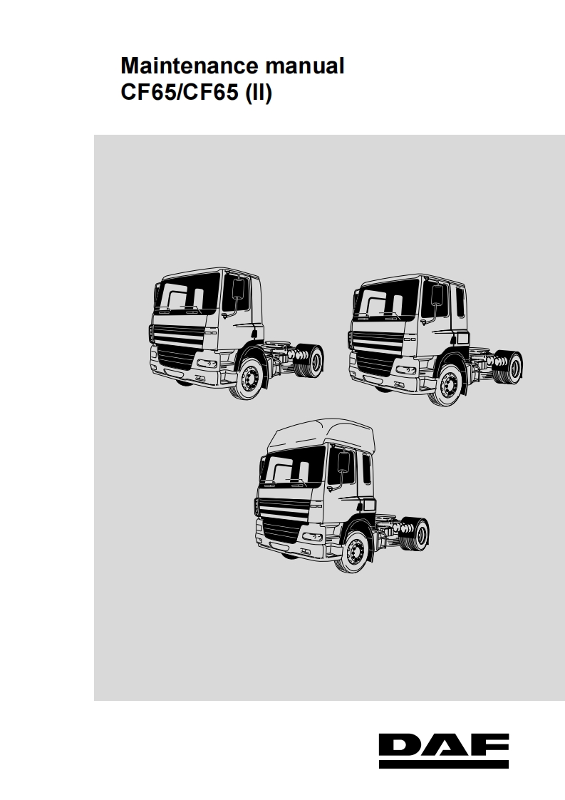 达夫卡车DAF-CF65-PDF-service-manual维修手册资料-找手册网
