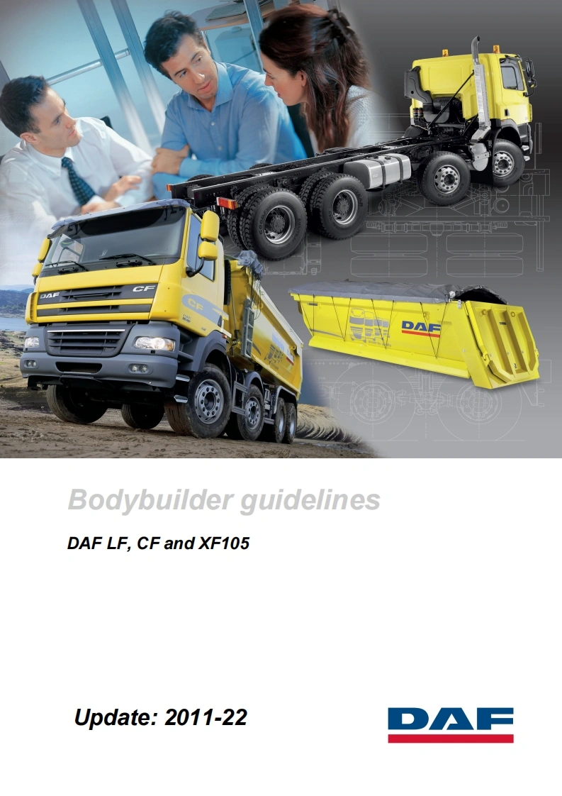 达夫卡车DAF-LF-CF-and-XF105-Bodybuilders-Guidelines维修手册资料-找手册网