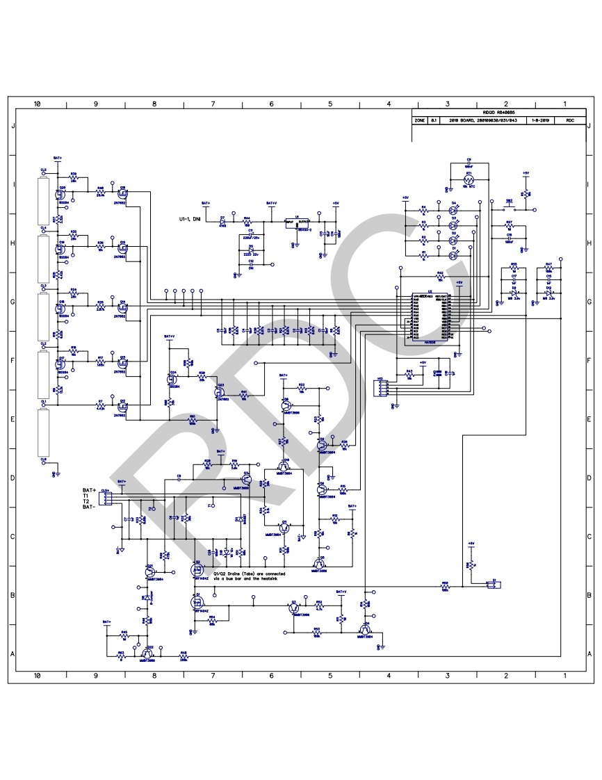 里奇RidgidR840085Schematic充电器电器原理图纸