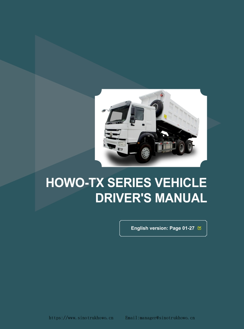 重汽HOWO-TX-SERIES-VEHICLE-DRIVERS-MANUAL-IN-ENGLISH-找手册网