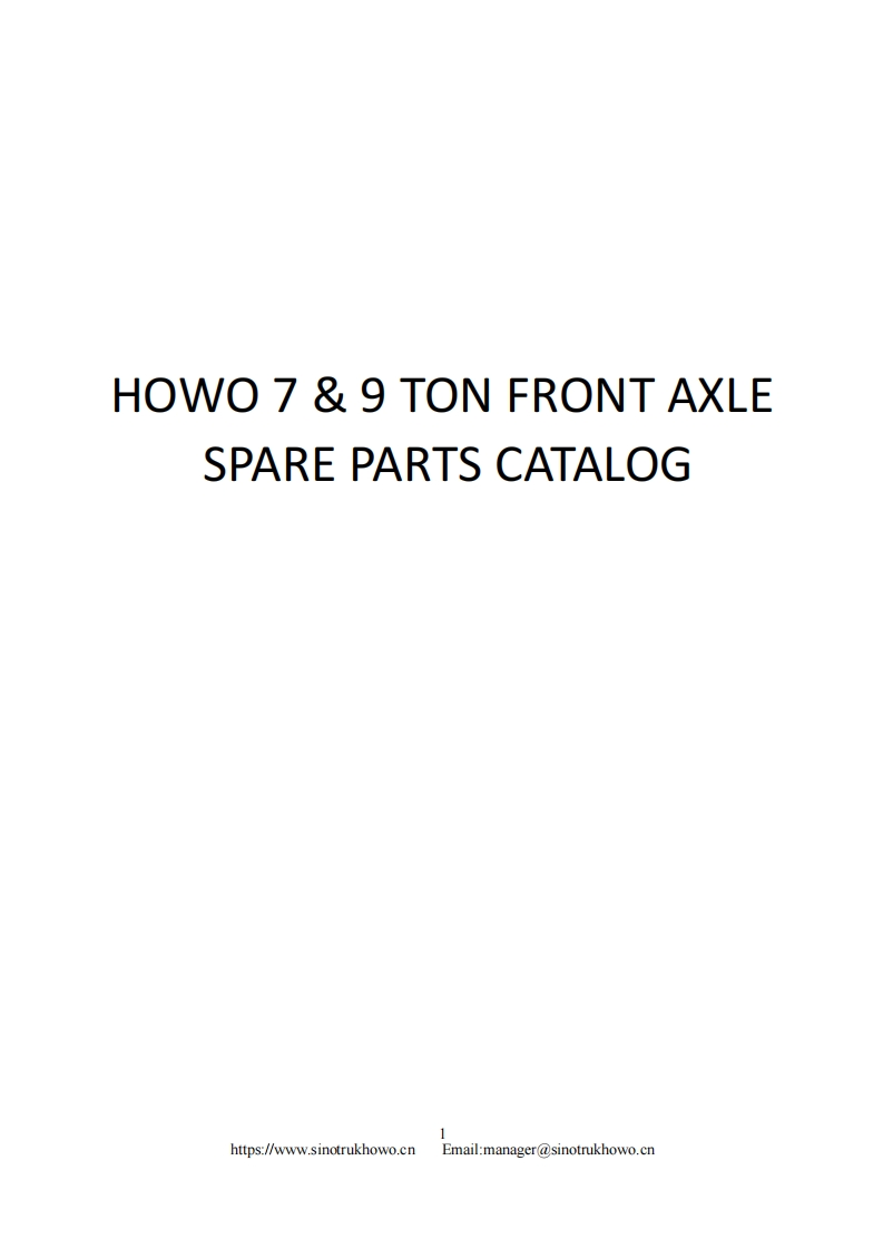 重汽Howo-Front-Axle-79-Tonnew