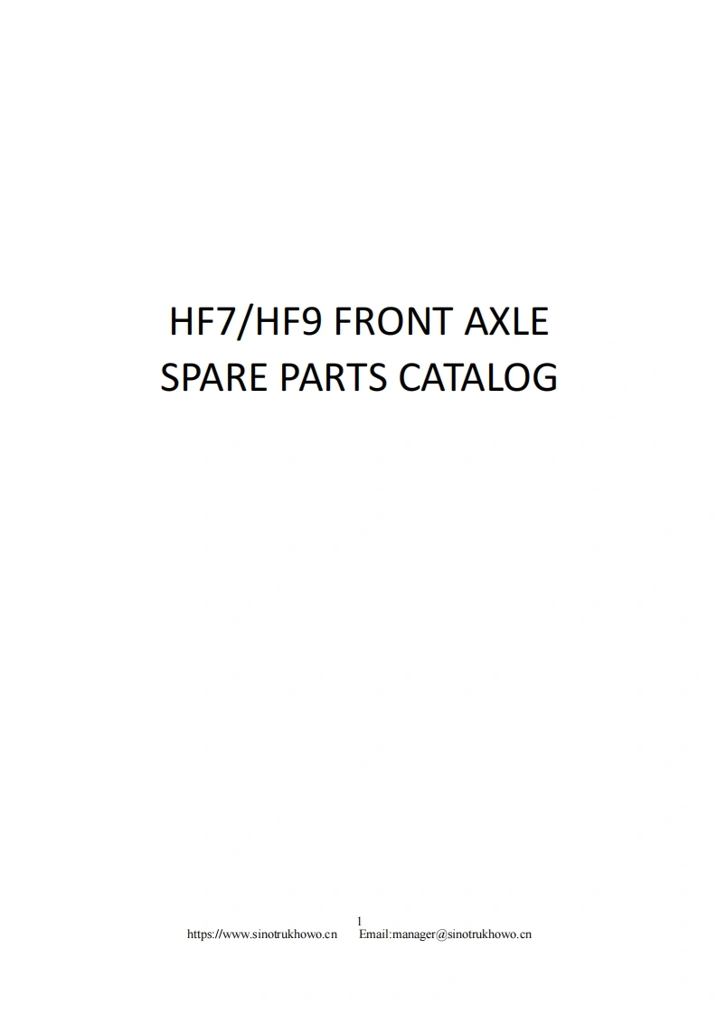 重汽Howo-Front-Axle-HF79new-找手册网