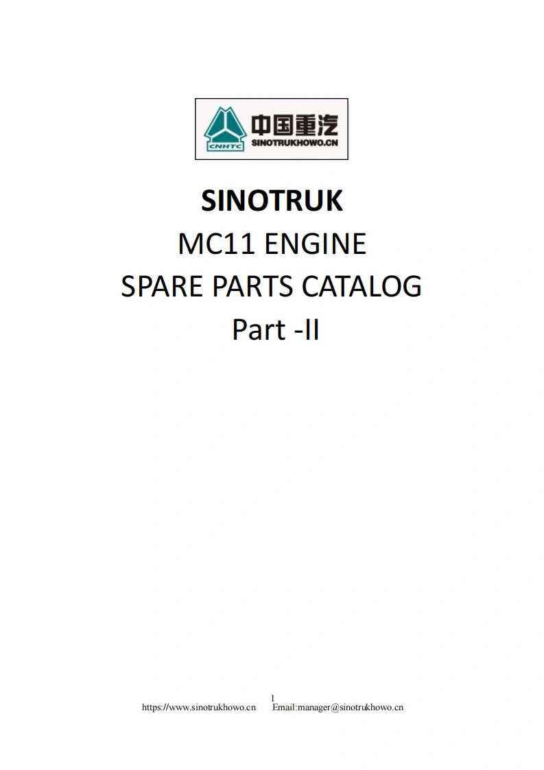 重汽Sitrak-T7H-MC11-Part-II-找手册网