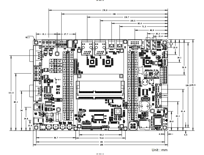 野火_EBF6ULL-F1-Pro-底板_机械尺寸