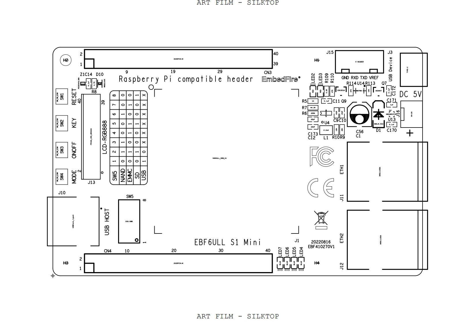 野火_EBF6ULL-S1-Mini-底板_V1.0_装配图_20220816