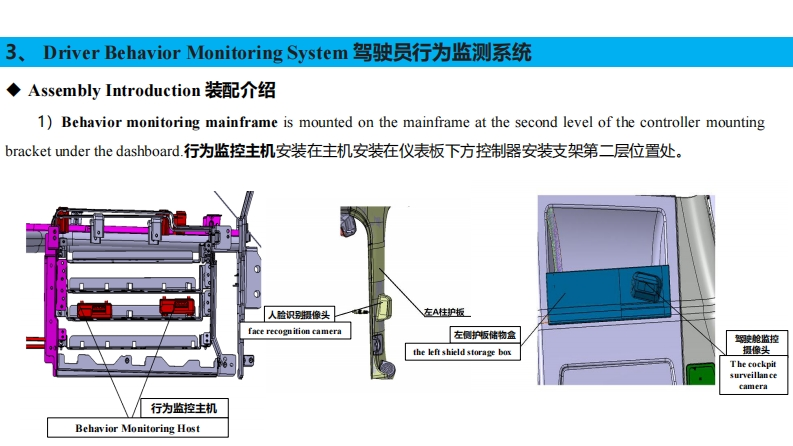 陕汽重卡Shacman-X5000-driver-behavior-monitoring-system