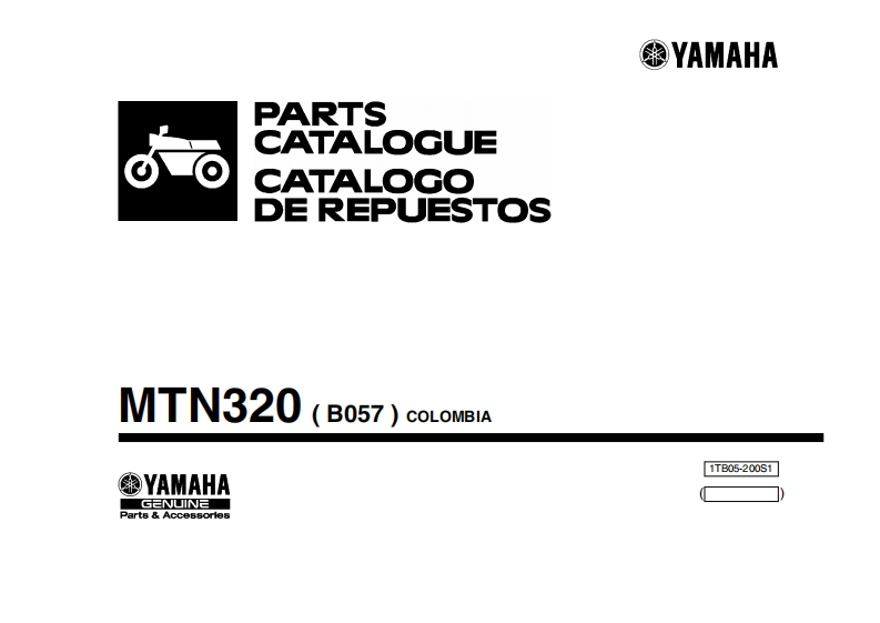 雅马哈MT03-B057_2018-1摩托车维修零部件说明书手册
